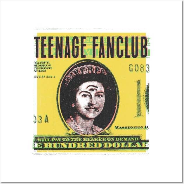 90s teenage fanclub // fanart Wall Art by psninetynine